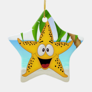 Paradise Beach Star Fish - SRF Keramisch Ornament