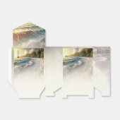 Paradise Beach Sunset Kustbruiloft Bedankdoosjes (Uitgevouwen)