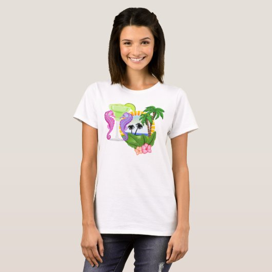 Paradise Beach T-Shirt (Voorkant volledig)