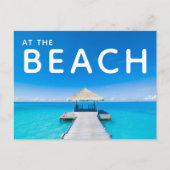 Paradise Beach | Tropisch Resort, Maldiven Briefkaart (Voorkant)