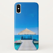Paradise Beach | Tropisch Resort, Maldiven Case-Mate iPhone Case (Achterkant)