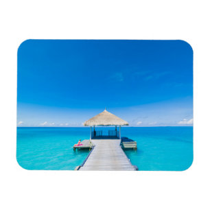 Paradise Beach   Tropisch Resort, Maldiven Magneet