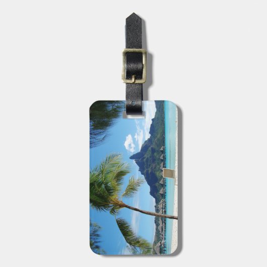 Paradise bestaat niet bagagelabel (Voorkant verticaal)