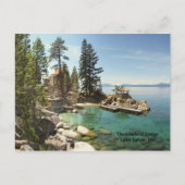 Paradise bij het Tahoe-meer, Nevada Briefkaart (Voorkant)