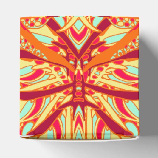 Paradise Bird Orchid Bedankdoosjes (Bovenkant)