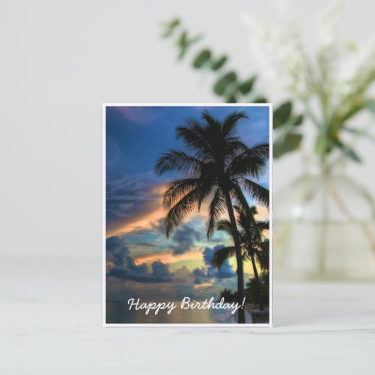 Paradise... Birthday Kaart (Staand voorkant)