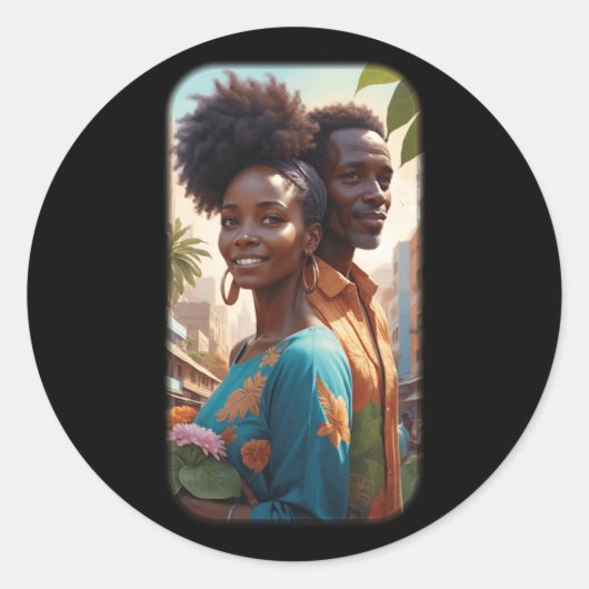 Paradise Black Love S-serie Sticker 1 (Voorkant)