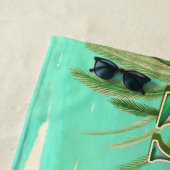 Paradise Briefkaart Style Fun in Sun Towel Strandlaken (In situ)