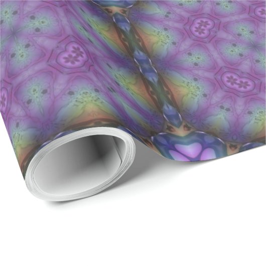 Paradise Carré Pattern Cadeaupapier (Rol Hoek)