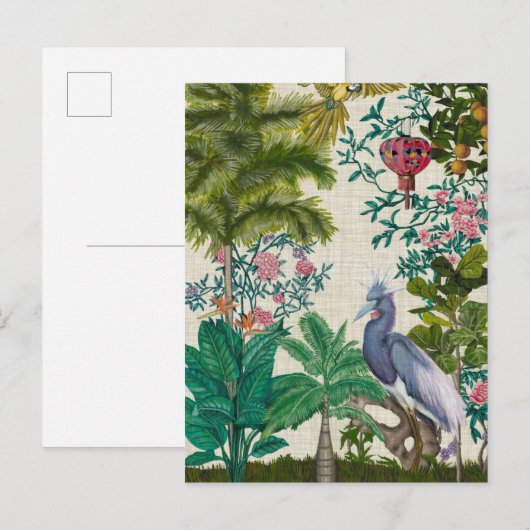 Paradise Chinoiserie Briefkaart (Voorkant / Achterkant)