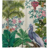 Paradise Chinoiserie Douchegordijn (Voorkant)