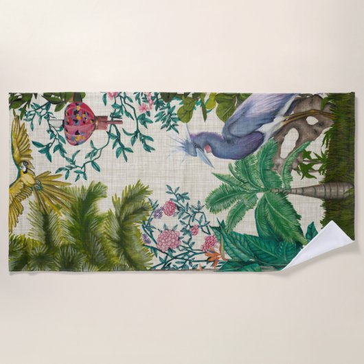 Paradise Chinoiserie Strandlaken (Voorkant)