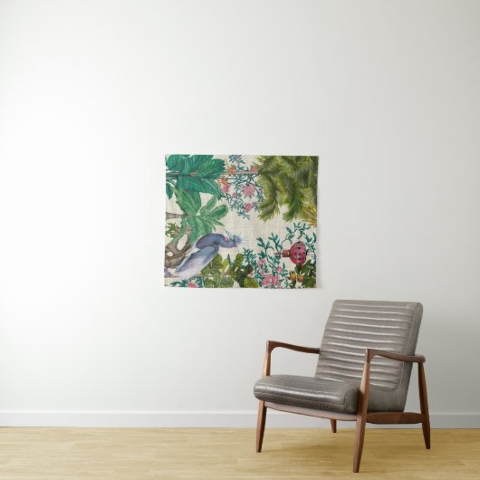 Paradise Chinoiserie Wandkleed (In Situ (horizontaal))