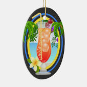 Paradise Cocktail Keramisch Ornament (Rechts)