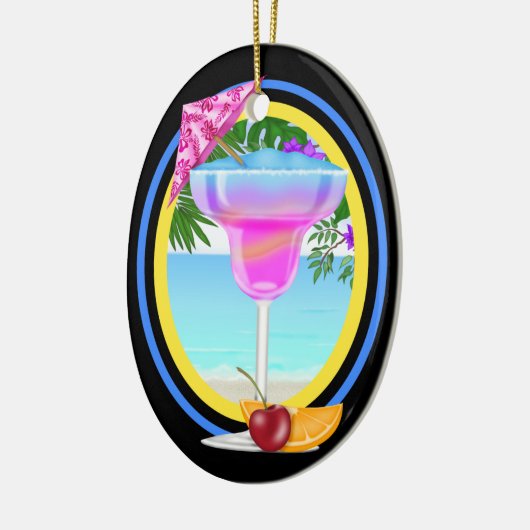 Paradise Cocktail Keramisch Ornament (Links)