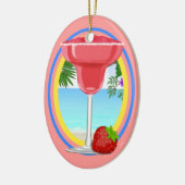 Paradise Cocktail Keramisch Ornament (Links)