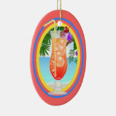 Paradise Cocktail Keramisch Ornament (Rechts)