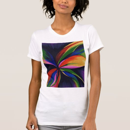 Paradise Colorful Abstract Origineel Shirt (Voorkant)