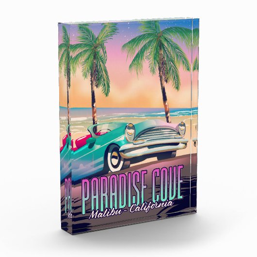 Paradise Cove,Malibu,California reisposter Fotoblokken (Links)