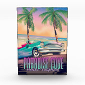 Paradise Cove, Malibu, Californische reisposter Fotoblokken (Voorkant)