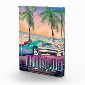 Paradise Cove, Malibu, Californische reisposter Fotoblokken (Rechts)