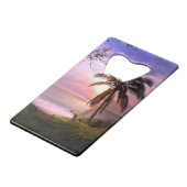 Paradise Credit Kaart Bottle Open Creditkaart Flessenopener (Voorkant Gekanteld)