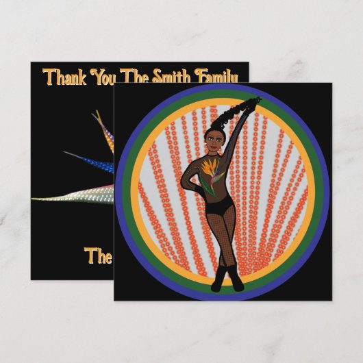 Paradise Dancer A Holiday Card Feestdagenkaart (Voorkant / Achterkant)