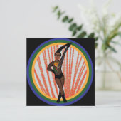 Paradise Dancer A Holiday Card Feestdagenkaart (Staand voorkant)