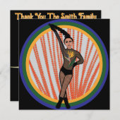 Paradise Dancer B Holiday Card Feestdagenkaart (Voorkant / Achterkant)