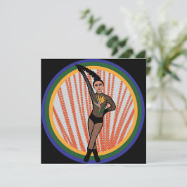 Paradise Dancer B Holiday Card Feestdagenkaart