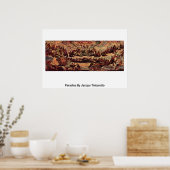 Paradise door Jacopo Tintoretto Poster (Keuken)