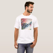 PARADISE DREAMS Colorful Abstract schilderen T-shirt (Voorkant volledig)