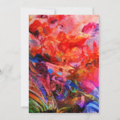 Paradise Floral Bird Phoenix Rising Flame Art Aankondiging (Voorkant)