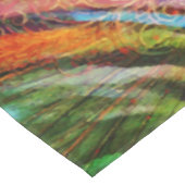 Paradise Floral Bird Phoenix Rising Flame Art Tafelkleed (Gekanteld)