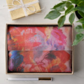 Paradise Floral Bird Phoenix Rising Flame Art Tissuepapier (Geschenk)