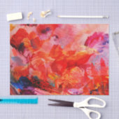 Paradise Floral Bird Phoenix Rising Flame Art Tissuepapier (Craft)