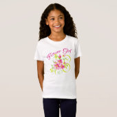 Paradise Flowergirl Tee Shirt (Voorkant volledig)