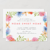 Paradise Flowers New Home Annouting Aankondiging (Voorkant / Achterkant)