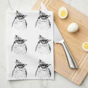 Paradise Flycatcher Dishtowel Theedoek