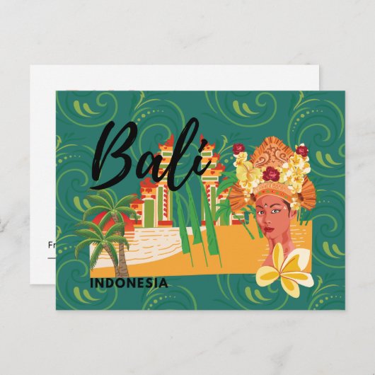 Paradise Found Bali Briefkaart (Voorkant / Achterkant)