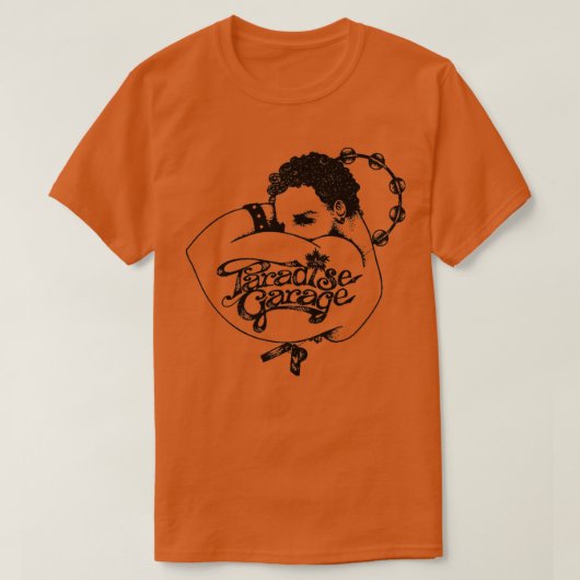 Paradise Garage Retro Szeventities jaren tachtig N T-shirt (Design voorkant)