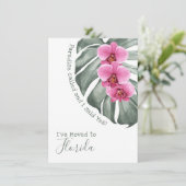 Paradise genaamd Tropische Orchideeën die ik heb v Aankondiging (Staand voorkant)