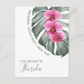 Paradise genaamd Tropische Orchideeën die ik heb v Briefkaart (Voorkant)