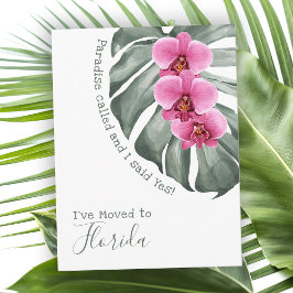 Paradise genaamd Tropische Orchideeën die ik heb v Briefkaart