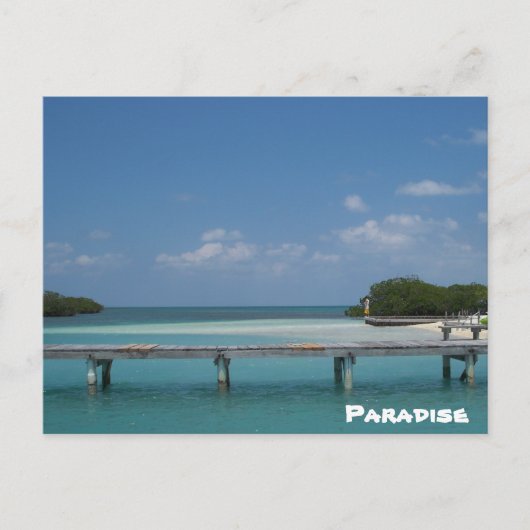 Paradise - Gepersonaliseerd Briefkaart (Voorkant)