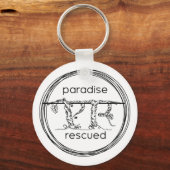 Paradise gered sleutelhanger (Voorkant)