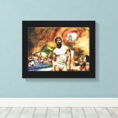 Paradise gevonden canvas afdruk (Insitu (Houten vloer))