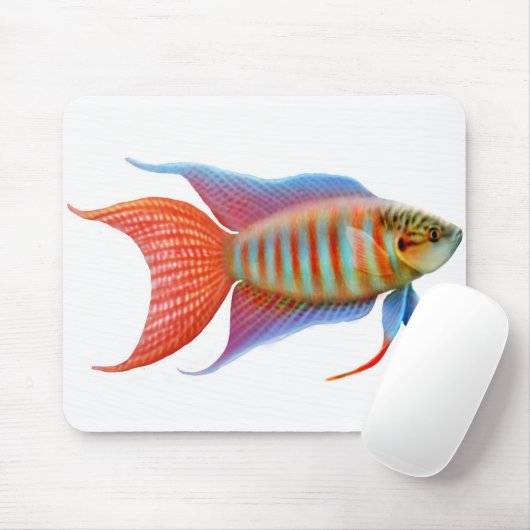 Paradise Gourami Fish Mousepad Muismat (Met muis)