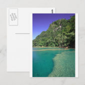 Paradise groene lagune Semuc Champey Guatemala Briefkaart (Voorkant / Achterkant)