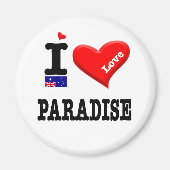 PARADISE - I Love Magneet (Voorkant)